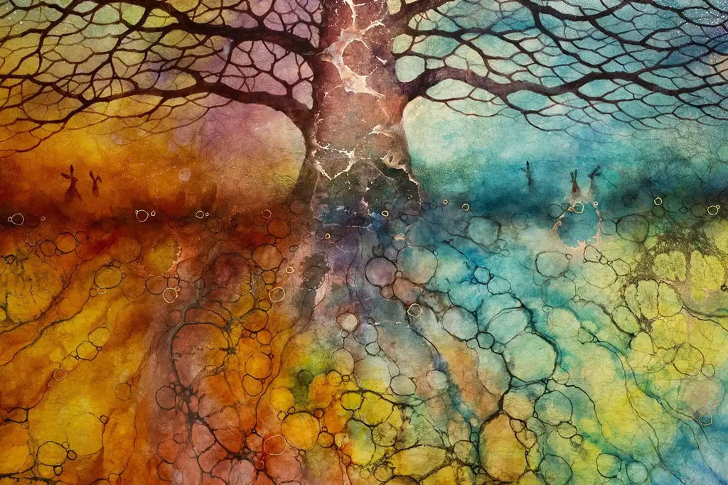 Samhain Whispers - ORIGINAL - SOLD by artist Kerry Darlington - Wyecliffe Galleries