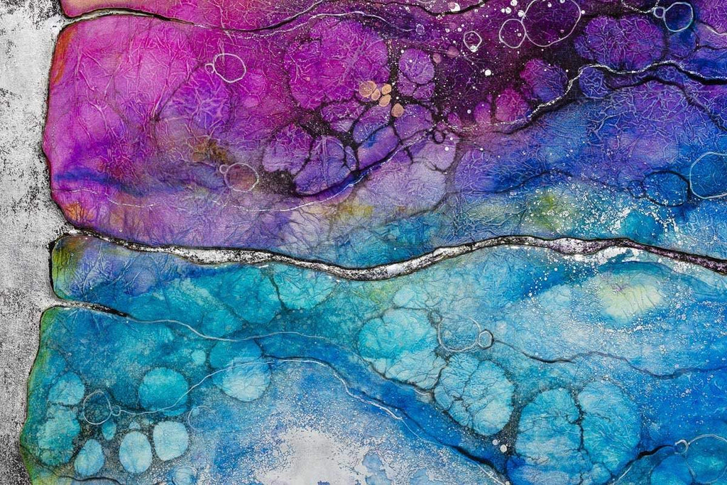Sapphire - Original - SOLD by artist Kerry Darlington - Wyecliffe Galleries