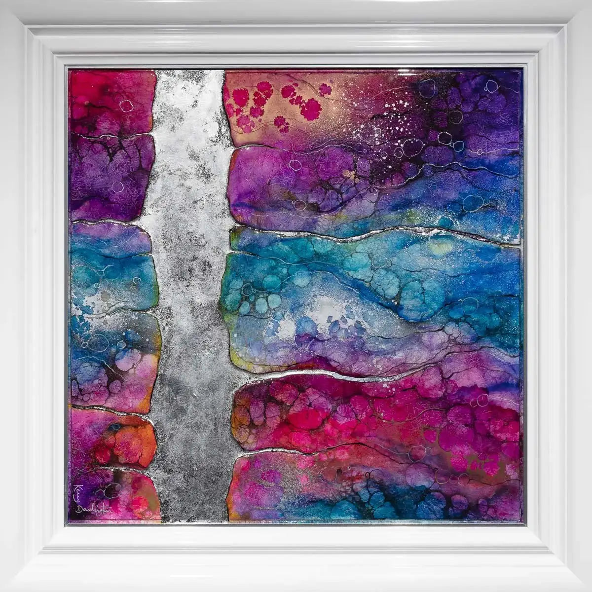 Sapphire - Original - SOLD by artist Kerry Darlington - Wyecliffe Galleries