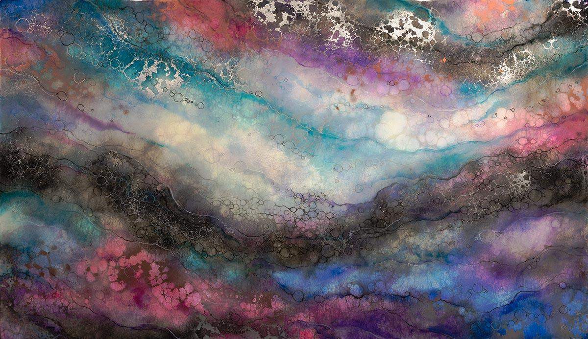 Satah Mountain - Original - SOLD by artist Kerry Darlington - Wyecliffe Galleries