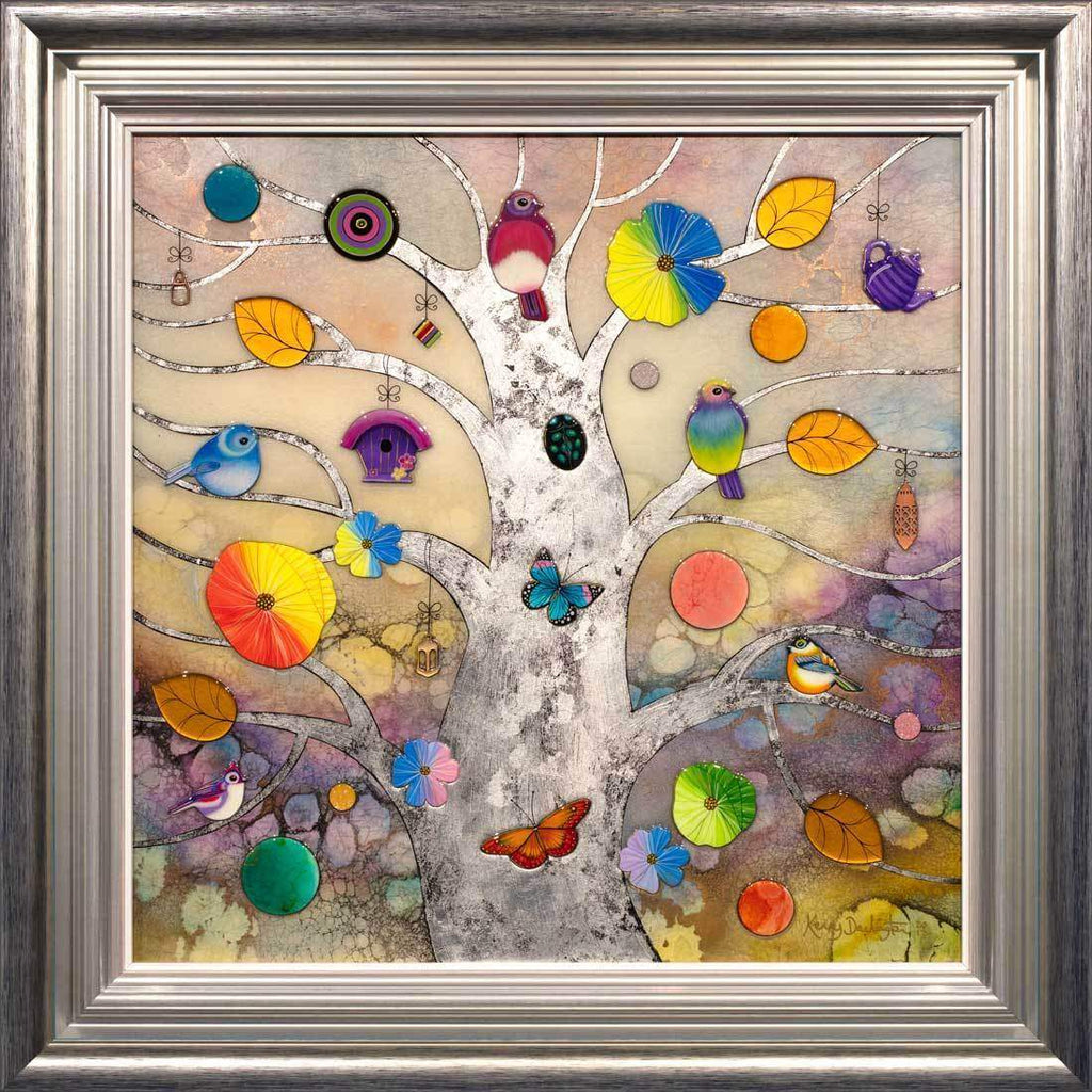 Satin Sky - Original - SOLD by artist Kerry Darlington - Wyecliffe Galleries