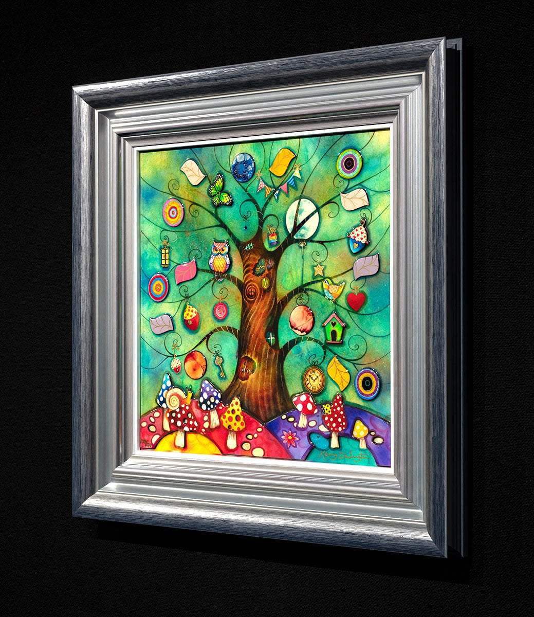 Secret Treehouse - SOLD by artist Kerry Darlington - Wyecliffe Galleries