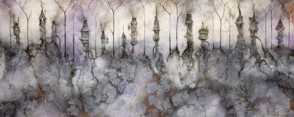 Seraphina Close - Original - SOLD by artist Kerry Darlington - Wyecliffe Galleries