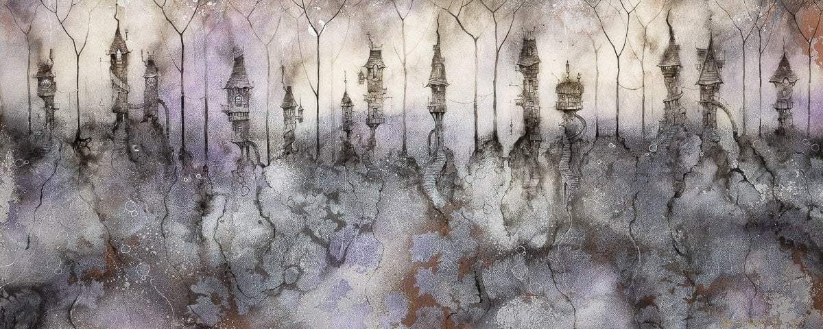 Seraphina Close - Original - SOLD by artist Kerry Darlington - Wyecliffe Galleries