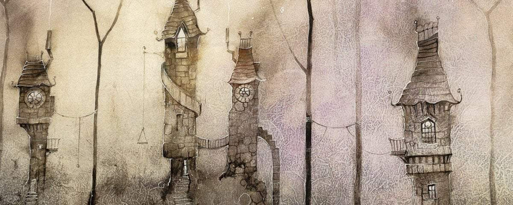 Seraphina Close - Original - SOLD by artist Kerry Darlington - Wyecliffe Galleries