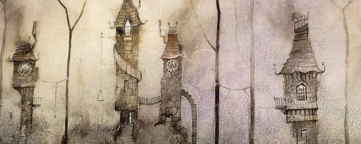 Seraphina Close - Original - SOLD by artist Kerry Darlington - Wyecliffe Galleries