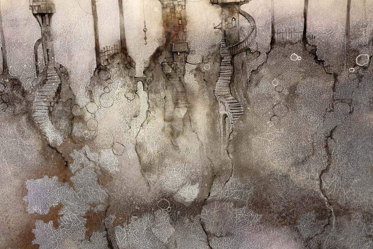 Seraphina Close - Original - SOLD by artist Kerry Darlington - Wyecliffe Galleries