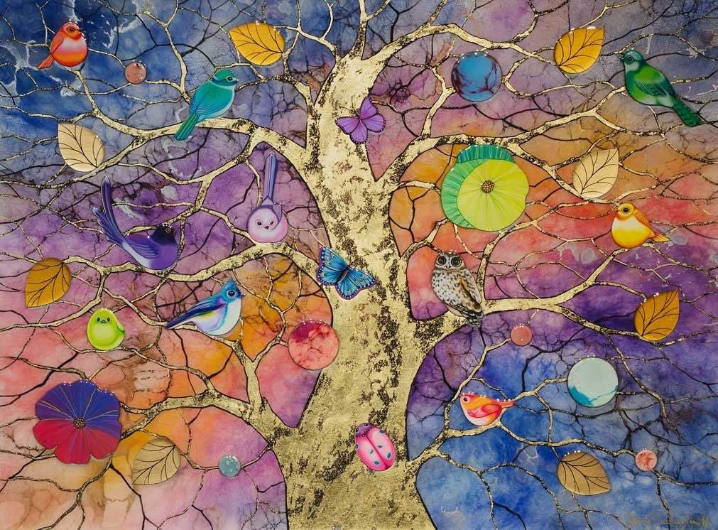 Serenity - Original - SOLD by artist Kerry Darlington - Wyecliffe Galleries