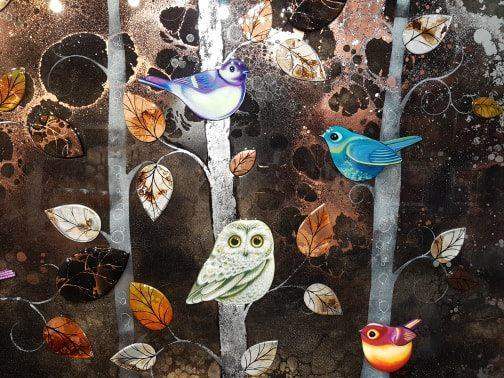 Bright Eyes - Original - SOLD by artist Kerry Darlington - Wyecliffe Galleries