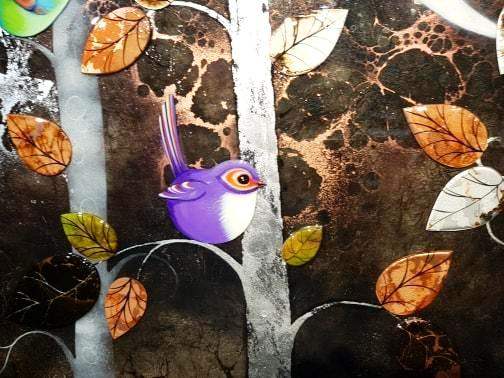 Bright Eyes - Original - SOLD by artist Kerry Darlington - Wyecliffe Galleries