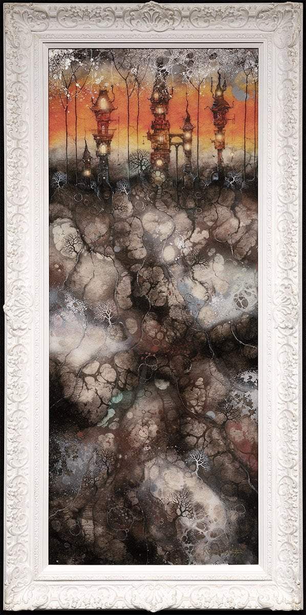 Godric's Lane & Strangeauld Place - Artist Proof - Matching Set 2018 by artist Kerry Darlington - Wyecliffe Galleries