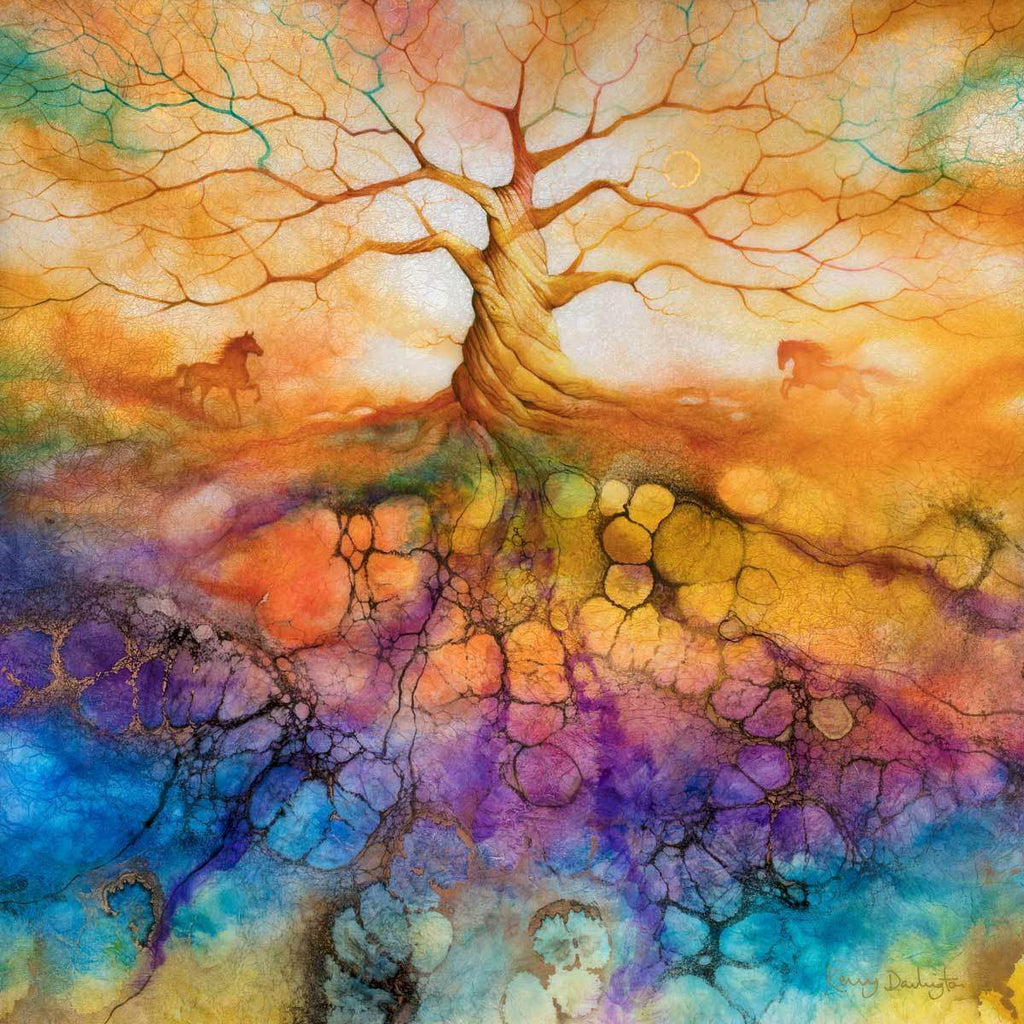 Siddhi - Original - SOLD by artist Kerry Darlington - Wyecliffe Galleries