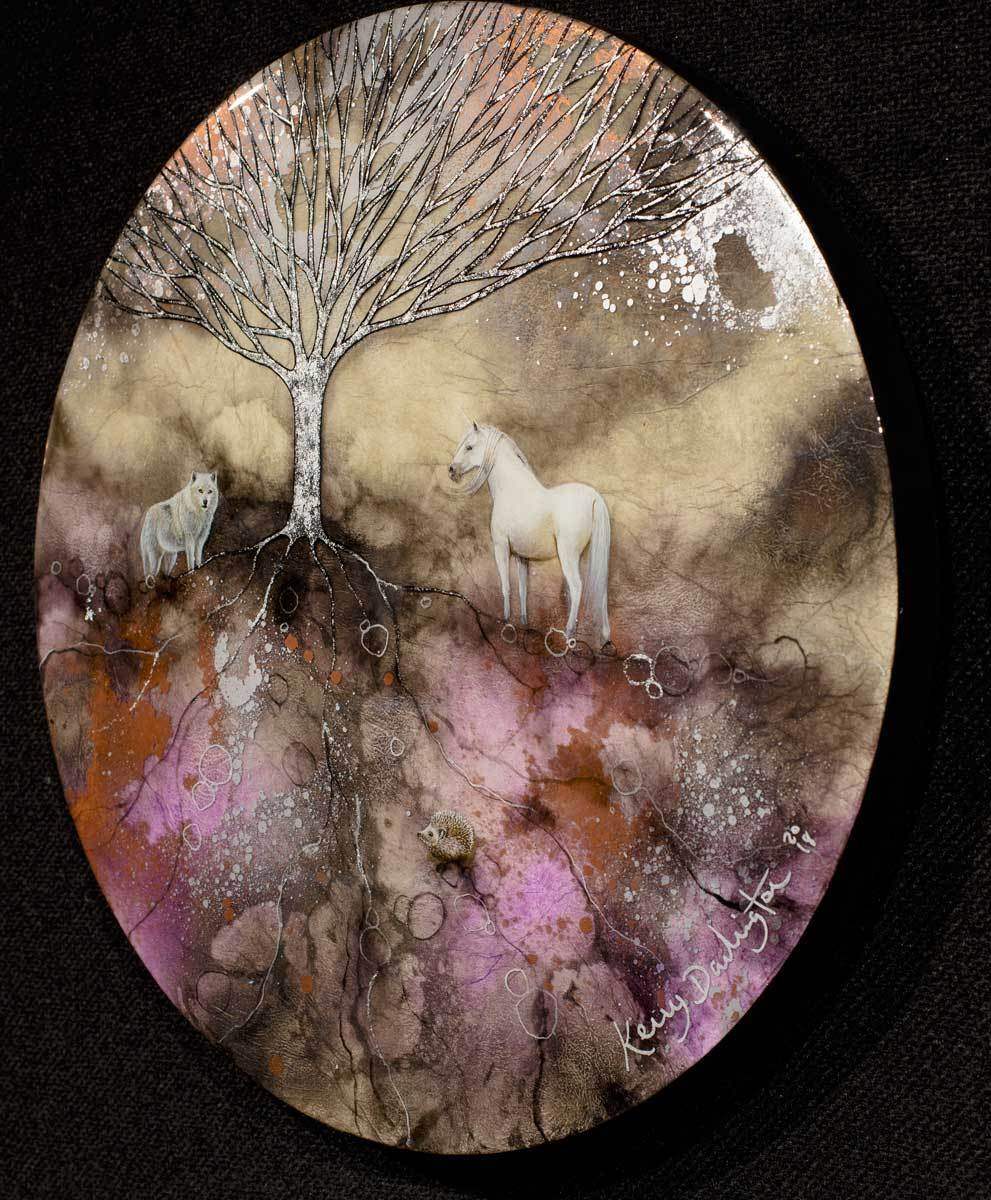 Silent Awe - Original - SOLD by artist Kerry Darlington - Wyecliffe Galleries