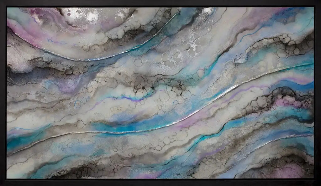 Silver Lake - Original - SOLD by artist Kerry Darlington - Wyecliffe Galleries