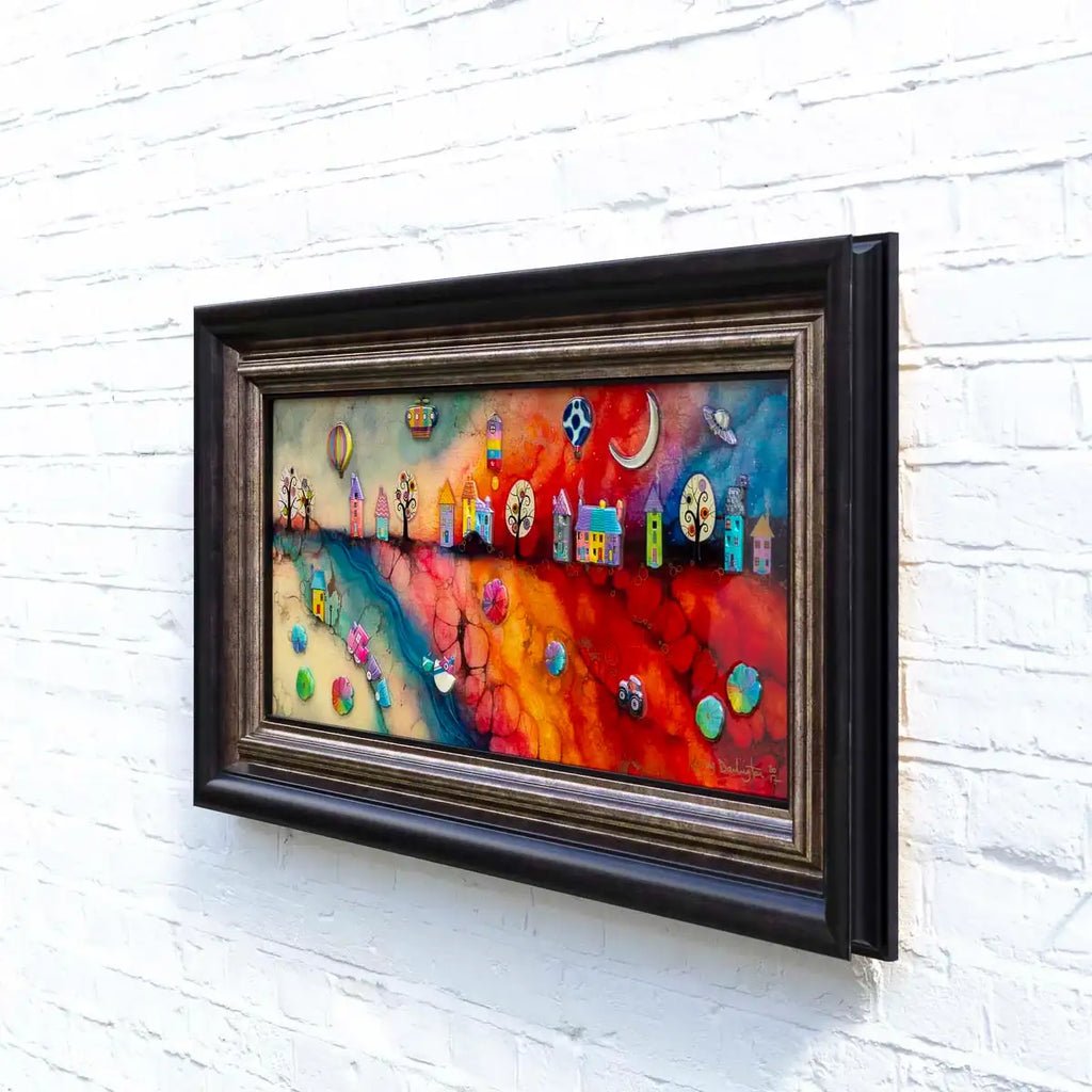 Skylarking - Original SOLD by artist Kerry Darlington - Wyecliffe Galleries