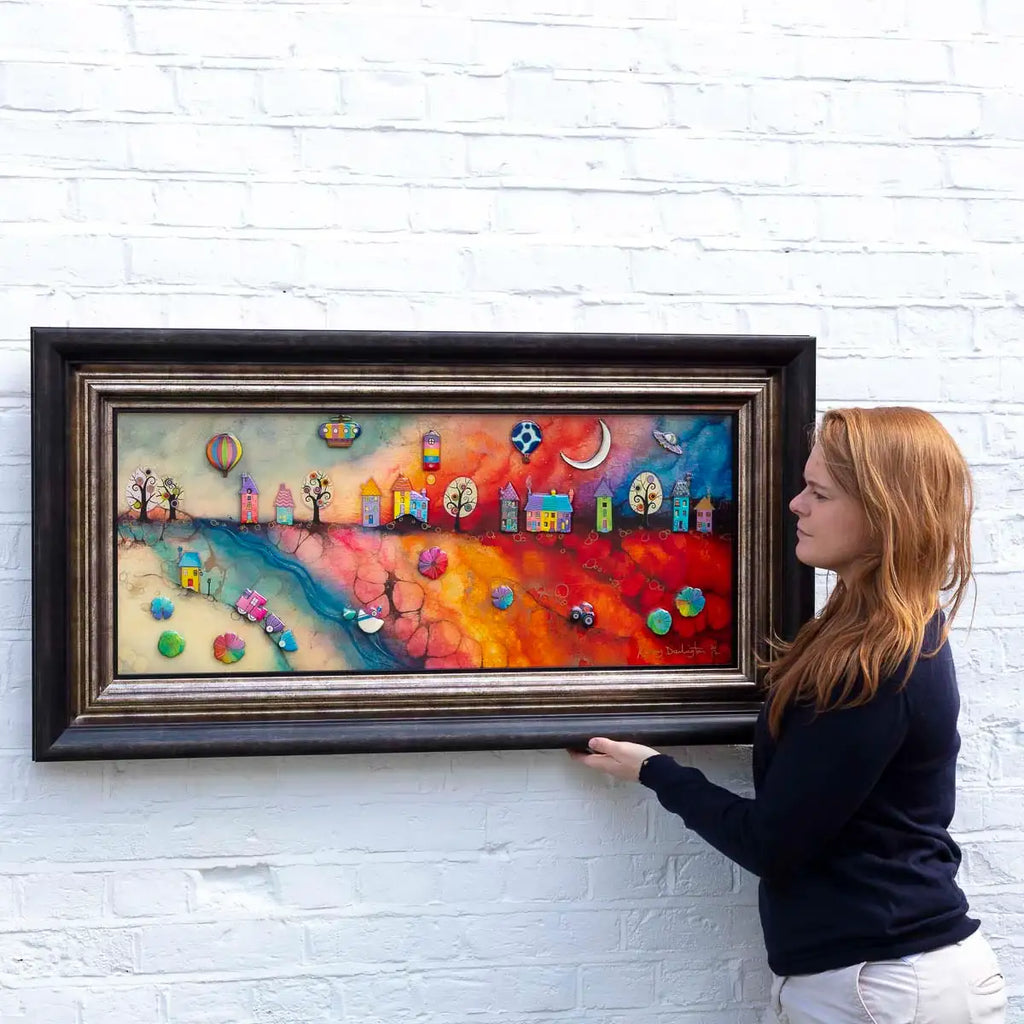 Skylarking - Original SOLD by artist Kerry Darlington - Wyecliffe Galleries