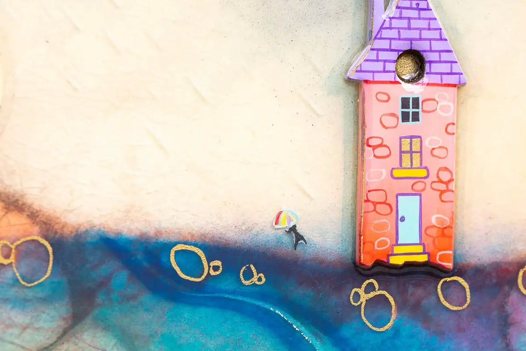 Skylarking - Original SOLD by artist Kerry Darlington - Wyecliffe Galleries