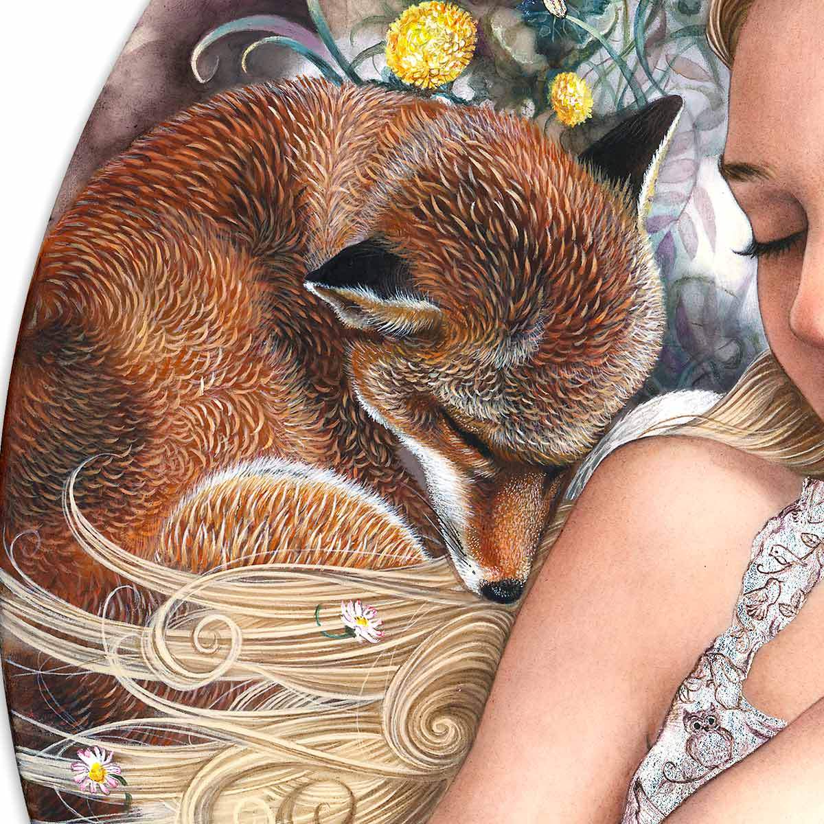 Sleeping Beauty - Original - SOLD by artist Kerry Darlington - Wyecliffe Galleries