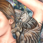 Sleeping Beauty - Original - SOLD by artist Kerry Darlington - Wyecliffe Galleries