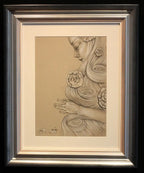 Snow White - ORIGINAL SKETCH - SOLD by artist Kerry Darlington - Wyecliffe Galleries