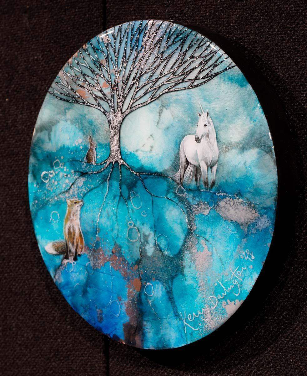 Soul Family - Original - SOLD by artist Kerry Darlington - Wyecliffe Galleries