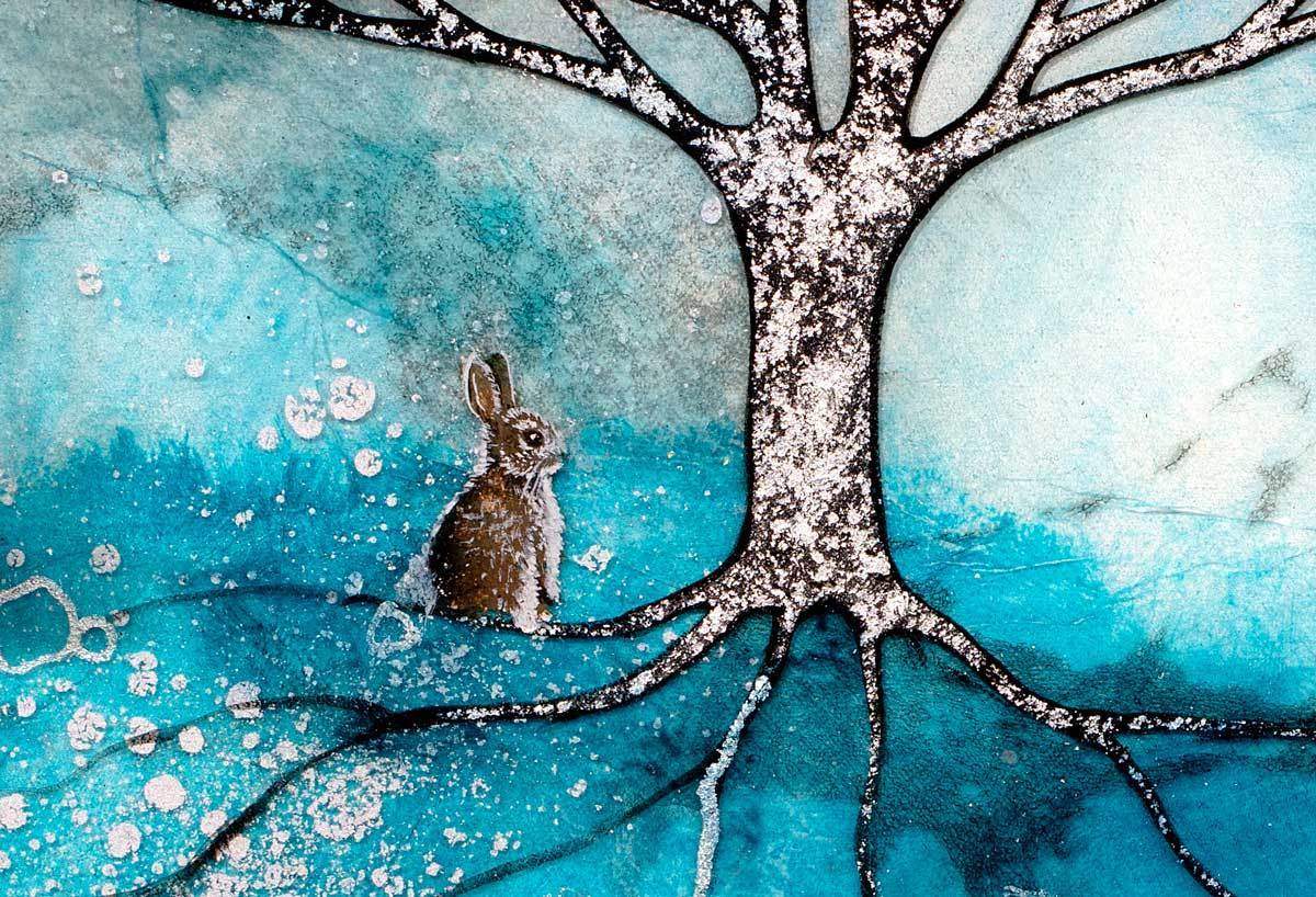 Soul Family - Original - SOLD by artist Kerry Darlington - Wyecliffe Galleries