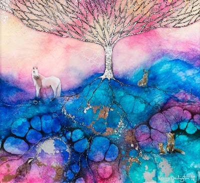 Soul Group - Original - SOLD by artist Kerry Darlington - Wyecliffe Galleries