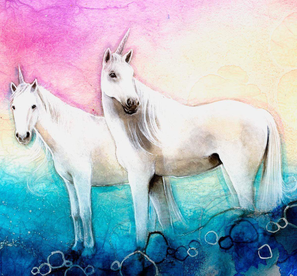 Soul Mate - Original - SOLD by artist Kerry Darlington - Wyecliffe Galleries