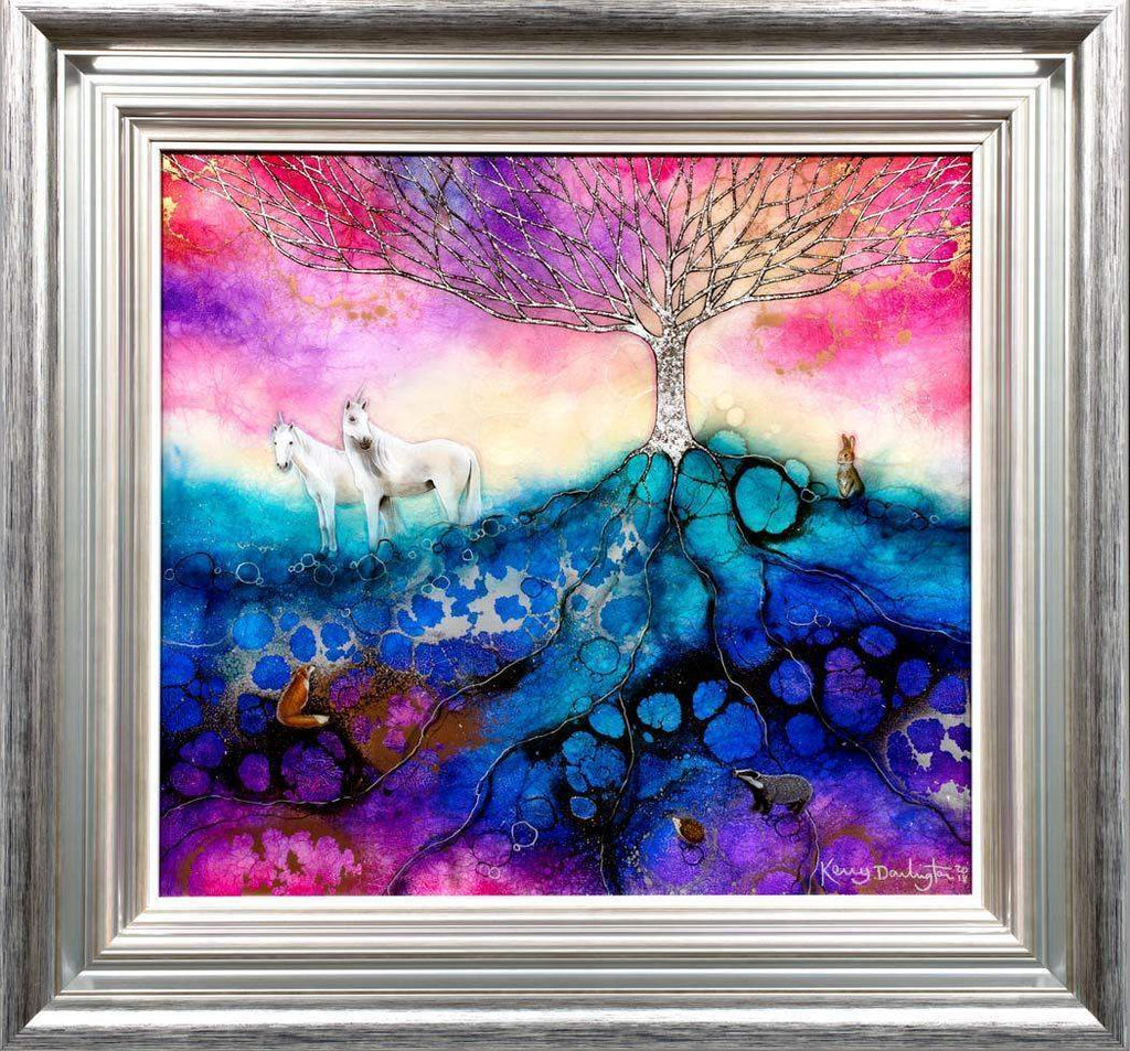 Soul Mate - Original - SOLD by artist Kerry Darlington - Wyecliffe Galleries