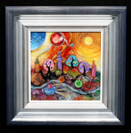 Space Hopping - ORIGINAL - SOLD by artist Kerry Darlington - Wyecliffe Galleries