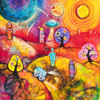 Space Travel - Edition by artist Kerry Darlington - Wyecliffe Galleries