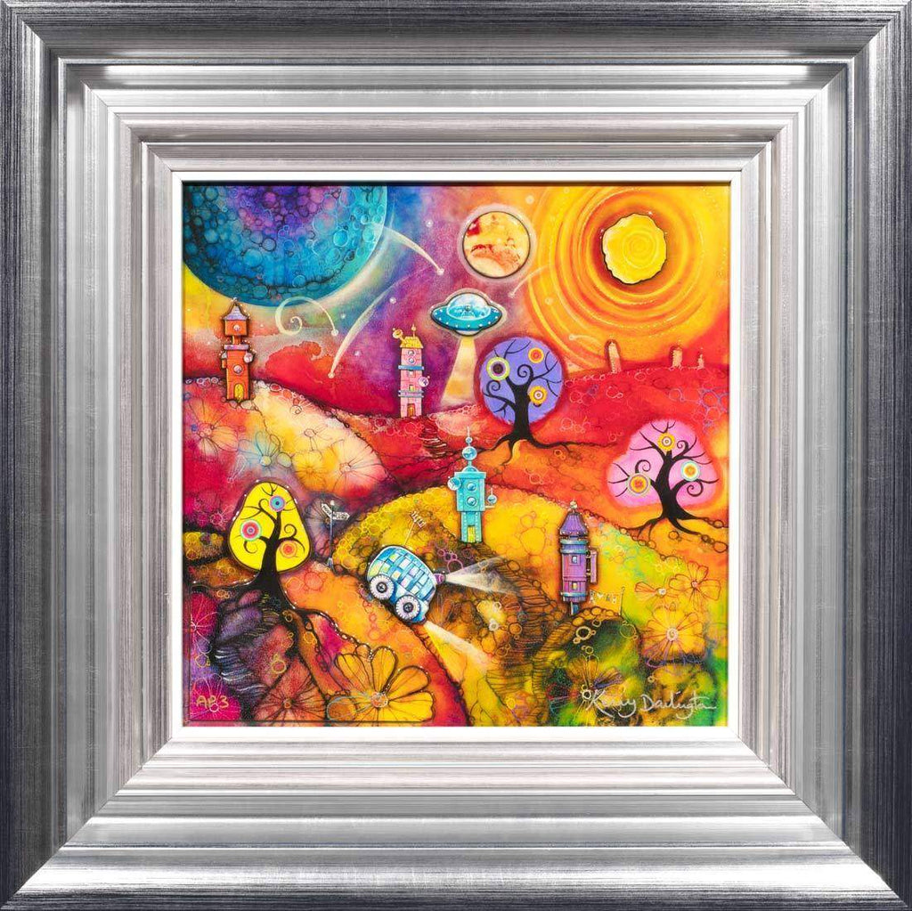 Space Travel - Edition by artist Kerry Darlington - Wyecliffe Galleries