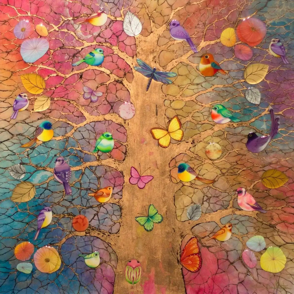 Spring Song - Original - SOLD by artist Kerry Darlington - Wyecliffe Galleries