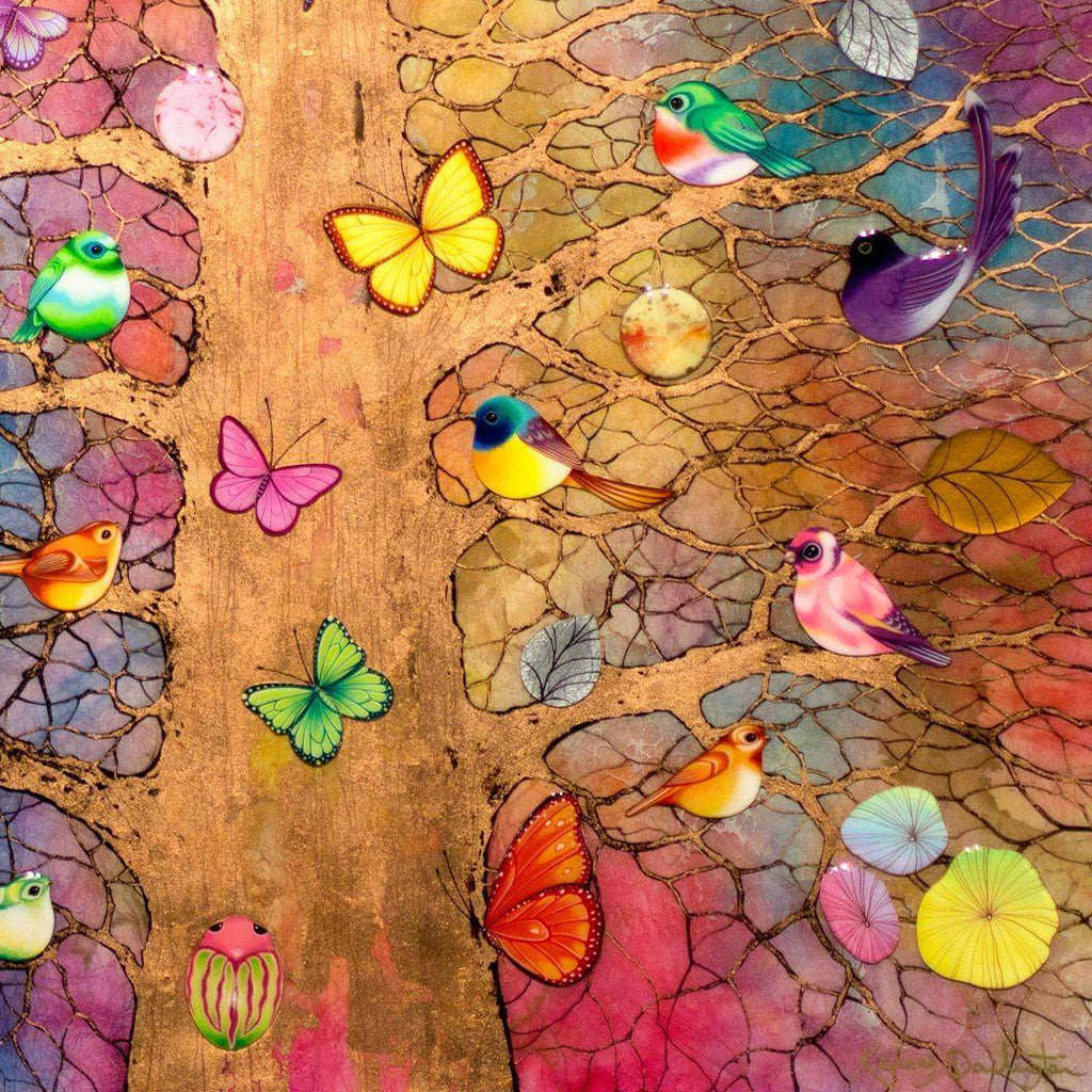 Spring Song - Original - SOLD by artist Kerry Darlington - Wyecliffe Galleries