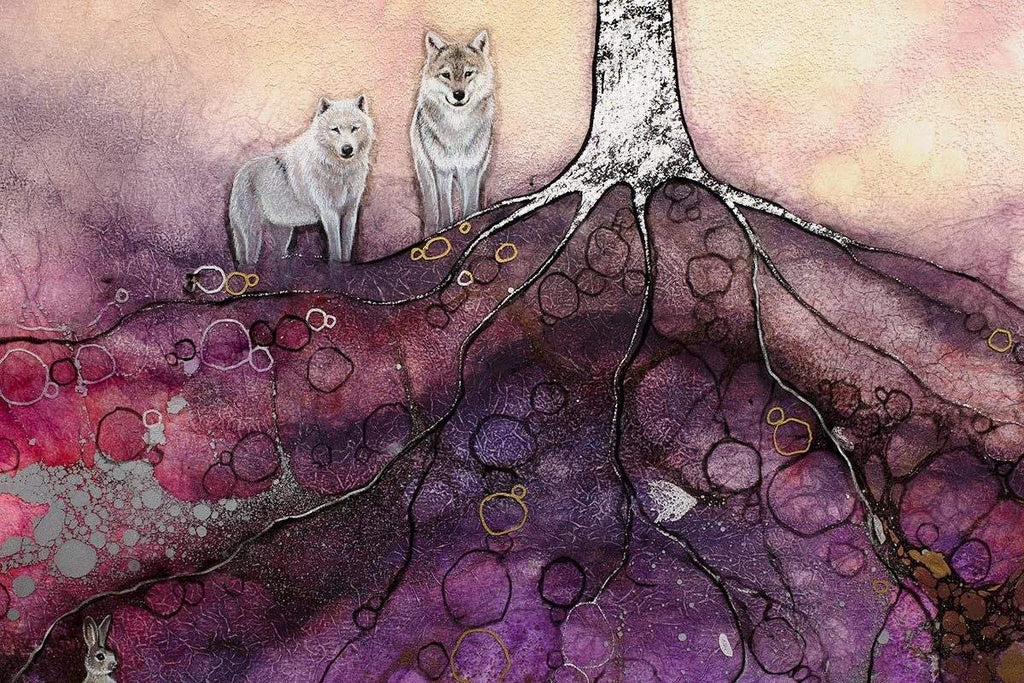 Stardust - Original - SOLD by artist Kerry Darlington - Wyecliffe Galleries