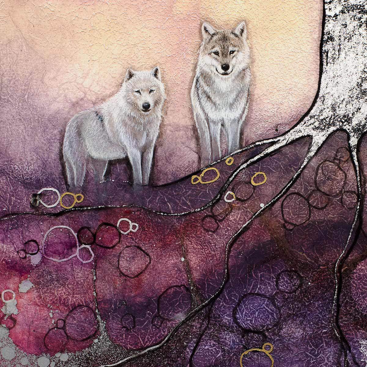 Stardust - Original - SOLD by artist Kerry Darlington - Wyecliffe Galleries