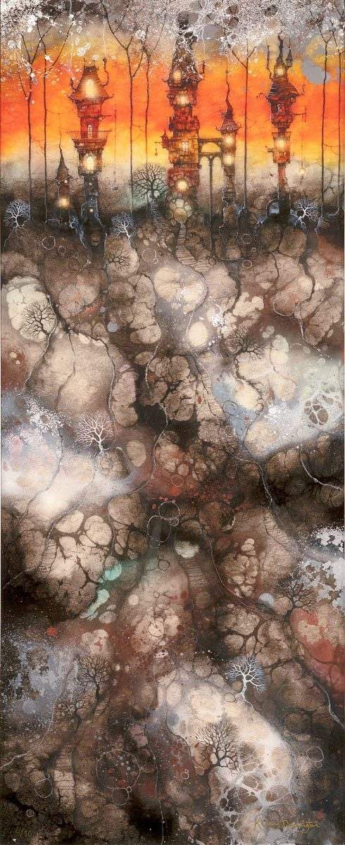 Strangeauld Place - Edition by artist Kerry Darlington - Wyecliffe Galleries