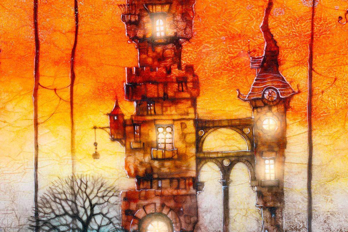 Strangeauld Place - Edition by artist Kerry Darlington - Wyecliffe Galleries