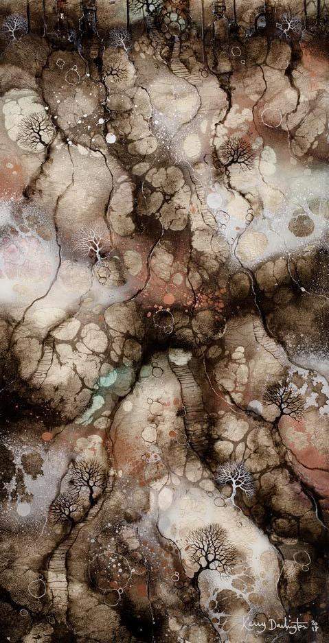 Strangeauld Place - Original by artist Kerry Darlington - Wyecliffe Galleries