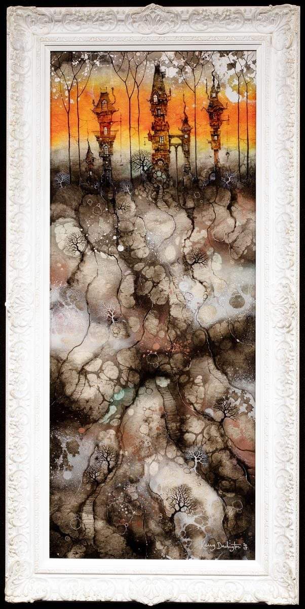 Strangeauld Place - Original by artist Kerry Darlington - Wyecliffe Galleries