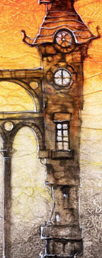 Strangeauld Place - Original by artist Kerry Darlington - Wyecliffe Galleries