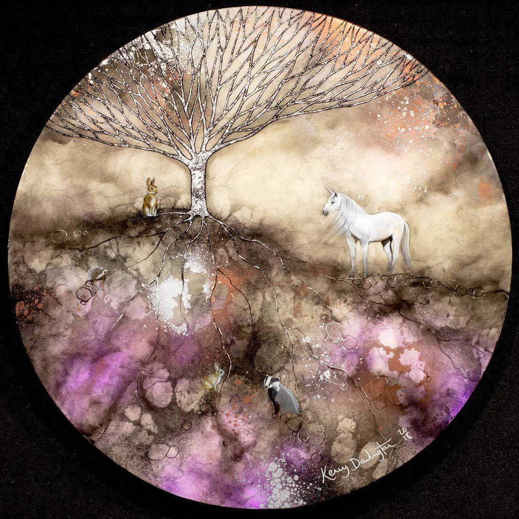 Streams Of Silver - Original - SOLD by artist Kerry Darlington - Wyecliffe Galleries