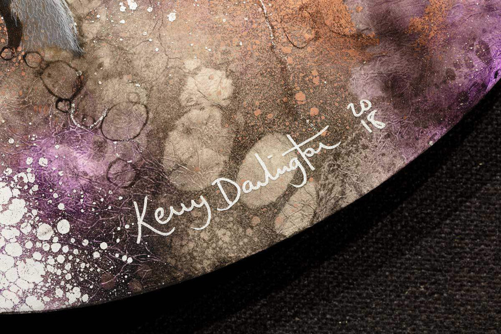 Streams Of Silver - Original - SOLD by artist Kerry Darlington - Wyecliffe Galleries