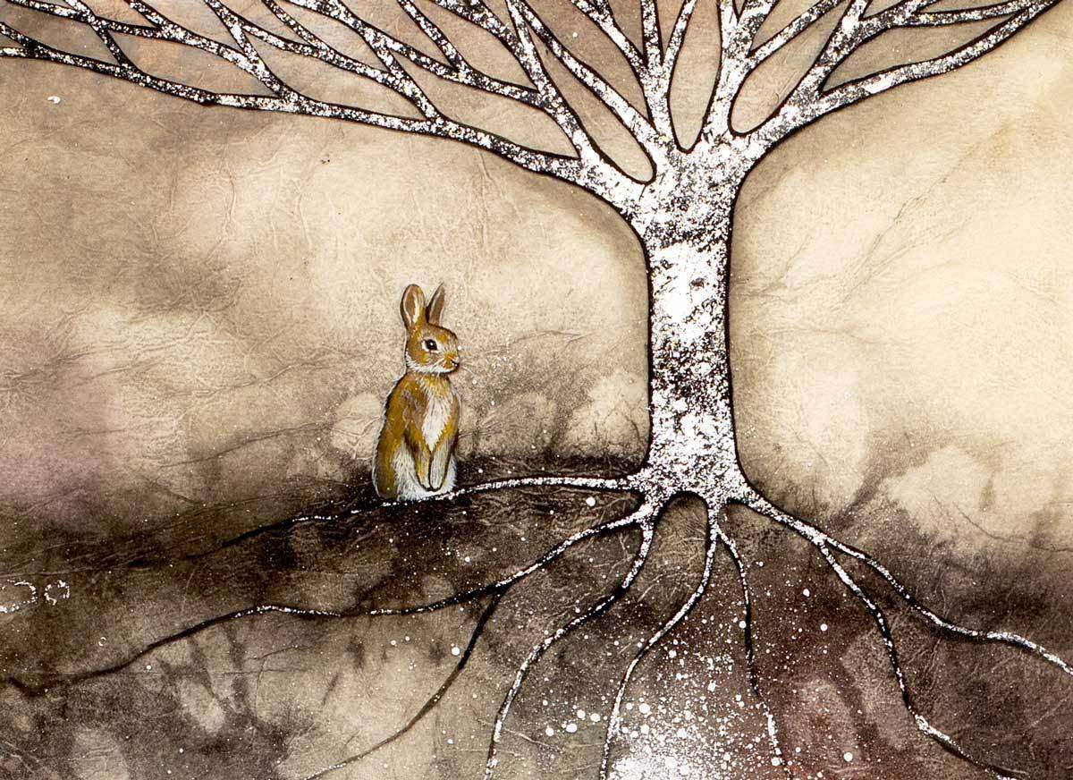 Streams Of Silver - Original - SOLD by artist Kerry Darlington - Wyecliffe Galleries