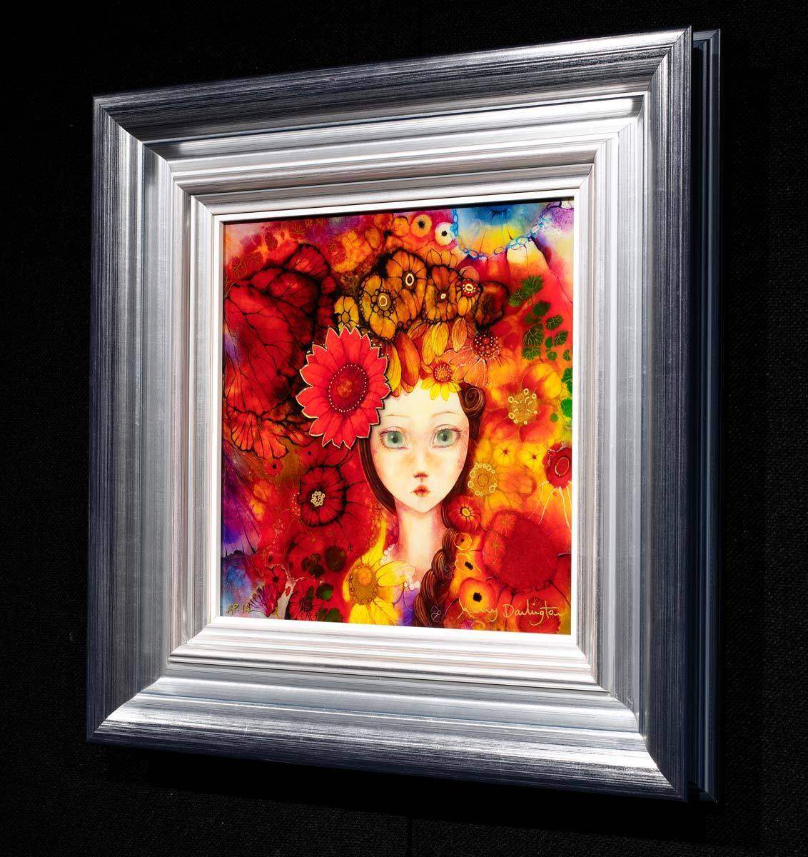 Sunflower - Unique Edition by artist Kerry Darlington - Wyecliffe Galleries