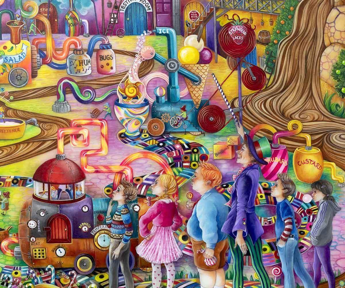 Sweets and Treats - Original - SOLD by artist Kerry Darlington - Wyecliffe Galleries