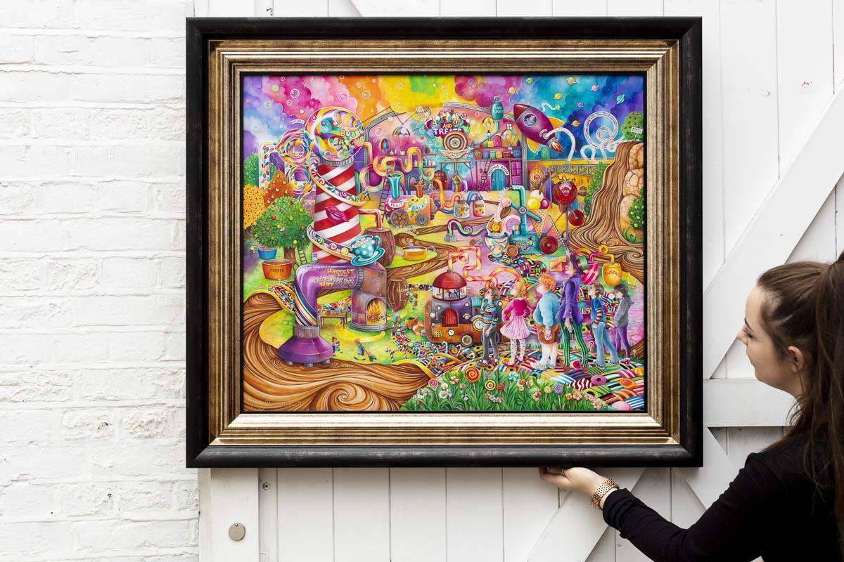 Sweets and Treats - Original - SOLD by artist Kerry Darlington - Wyecliffe Galleries