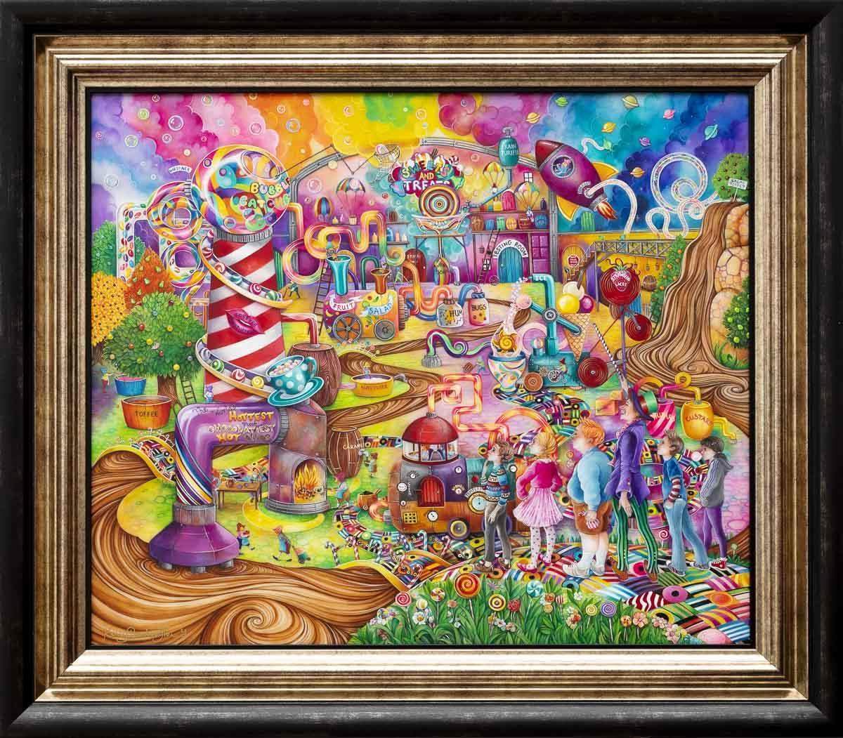 Sweets and Treats - Original - SOLD by artist Kerry Darlington - Wyecliffe Galleries