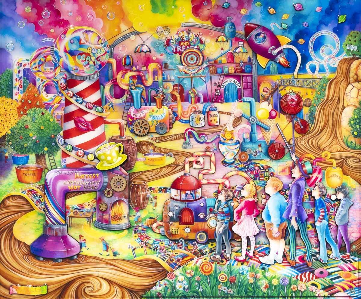 Sweets and Treats - Unique Edition by artist Kerry Darlington - Wyecliffe Galleries