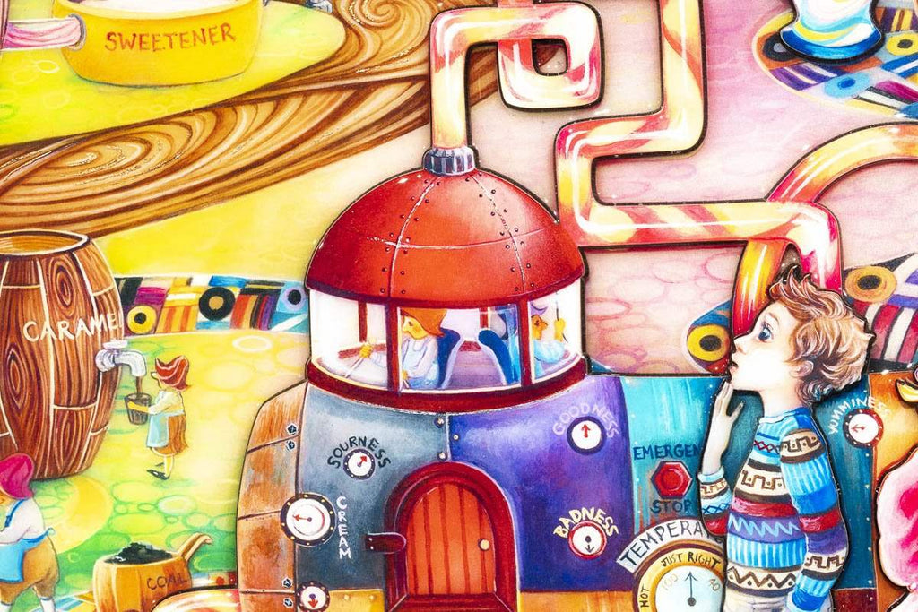 Sweets and Treats - Unique Edition by artist Kerry Darlington - Wyecliffe Galleries